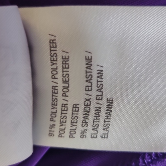 Bob Mackie, Excellent condition, Women's Top, Purple, Size Large 💜 - Picture 8 of 10